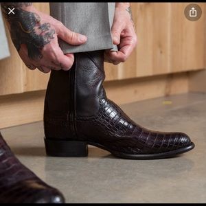 Tecovas “The Rhett” Side Zip Nile Crocodile Boots